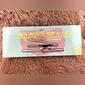 Aria beauty POP ‘N’ LOCK styling tools NIB